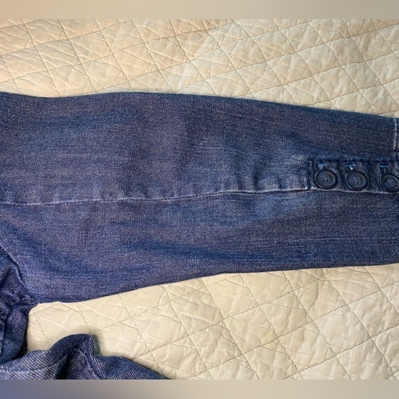 American Eagle Outfitters denim blazer, size Large. Lightweight, Cotton. - Picture 4 of 7